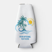 名前をカスタムする&文字トロピカルアイランド ボトルクーラー (正面)