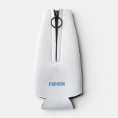 名前をカスタムする&文字トロピカルアイランド ボトルクーラー (裏面)