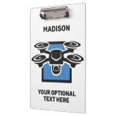 名前をカスタムする&文字ドローン クリップボード (左)