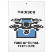 名前をカスタムする&文字ドローン クリップボード (裏面)