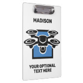 名前をカスタムする&文字ドローン クリップボード (右)