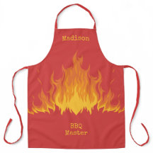 名前をカスタムする&文字ファイアエプロン