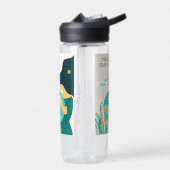 名前をカスタムする&文字プラネットアースマザー ウォーターボトル (左面)