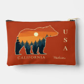 名前をカスタムする&文字ベアフォレスト アクセサリーポーチ (裏面)