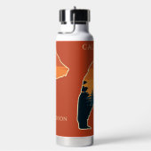 名前をカスタムする&文字ベアフォレスト ウォーターボトル (右面)