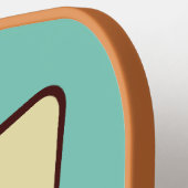 名前をカスタムする&文字ホットドッグ ピックルボールラケット (左詳細)