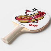 名前をカスタムする&文字ホットドッグ 卓球ラケット (正面アングル)