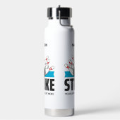 名前をカスタムする&文字ボーリングストライキ ウォーターボトル (左面)