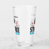 名前をカスタムする&文字ボーリングストライキ タンブラーグラス (右)
