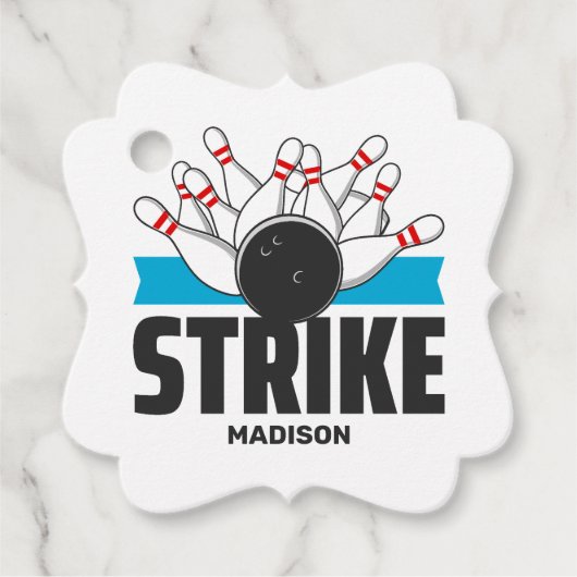 名前をカスタムする&文字ボーリングストライキ フェイバータグ (正面)