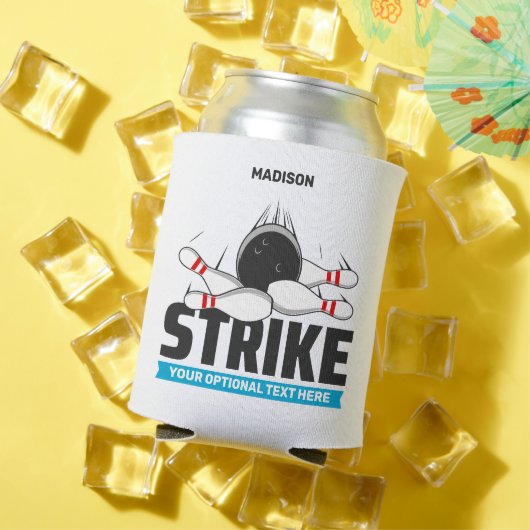 名前をカスタムする&文字ボーリングストライキ 缶クーラー (インサイチュ 夏)