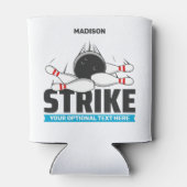 名前をカスタムする&文字ボーリングストライキ 缶クーラー (裏面)