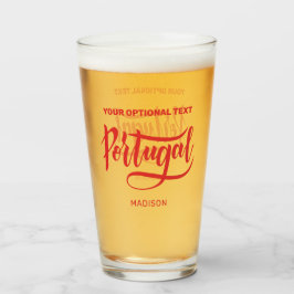 名前をカスタムする&文字ポルトガル タンブラーグラス