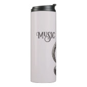 名前をカスタムする&文字ミュージカルクレフ、 音符記号注 タンブラー (回転左)