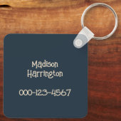 名前をカスタムする/文字ミュージカル楽器 キーホルダー (裏面)