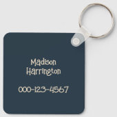 名前をカスタムする/文字ミュージカル楽器 キーホルダー (裏面)