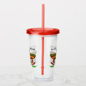 名前をカスタムする/文字メキシコスカルタンブラー アクリルタンブラー (右)