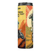 名前をカスタムする&文字モトクロス タンブラー (裏面)