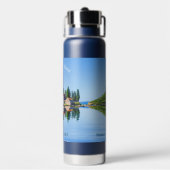 名前をカスタムする&文字モンテネグロ ウォーターボトル (背面)