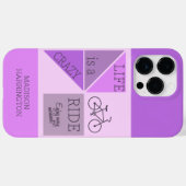 名前をカスタムする/文字ライフは乗熱狂するり Case-Mate iPhoneケース (裏面 (横))