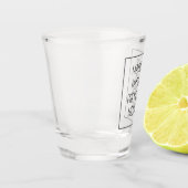 名前をカスタムする/文字片頭痛の予防 ショットグラス (左)