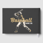 名前をカスタムする&文字野球選手 ゲストブック (裏面)