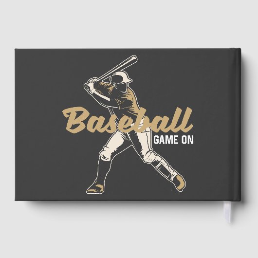 名前をカスタムする&文字野球選手 ゲストブック (裏面)