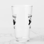 名前をカスタムする&文字魚 タンブラーグラス (左)