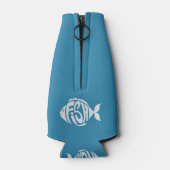 名前をカスタムする&文字魚 ボトルクーラー (裏面)