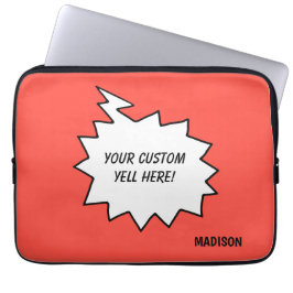 名前をカスタムする、文字、カラーウェル ラップトップスリーブ