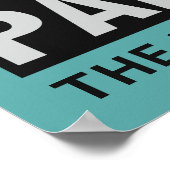 名前をカスタムする、文字、カラーカンパーヴァンポスター ポスター (角)