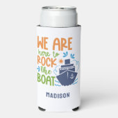 名前をカスタムする、文字&シークルーズ スリム缶クーラー (Seltzer裏面)