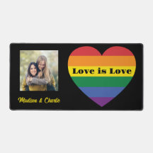 名前をカスタムする、文字、フォトレインボーハート