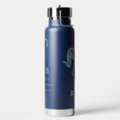 名前をカスタムする/文字〔占星術の〕十二宮図の署名 ウォーターボトル (左面)