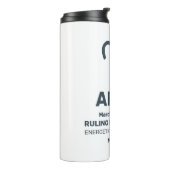 名前をカスタムする/文字〔占星術の〕十二宮図の署名 タンブラー (回転左)