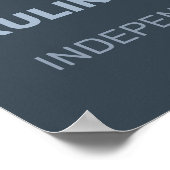 名前をカスタムする/文字〔占星術の〕十二宮図サインアクエリアス ポスター (角)