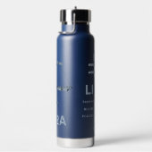 名前をカスタムする/文字〔占星術の〕十二宮図サインリブラ ウォーターボトル (右面)