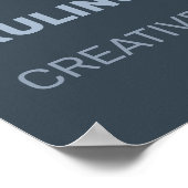 名前をカスタムする/文字〔占星術の〕十二宮図サイン魚座 ポスター (角)