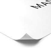 名前をカスタムする/文字「愛は愛」 ポスター (角)