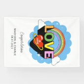 名前をカスタムする/文字「愛は愛」 横断幕 (横)