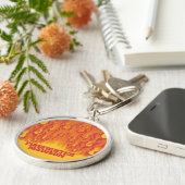 名前をカスタムする/文字FIREキーチェーン キーホルダー (側面)