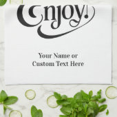 名前をカスタムする/文字sip、サバー楽しむ、 キッチンタオル (折り畳み)