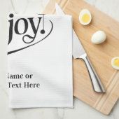 名前をカスタムする/文字sip、サバー楽しむ、 キッチンタオル (四つ折り)