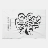 名前をカスタムする/文字sip、サバー楽しむ、 キッチンタオル (横)