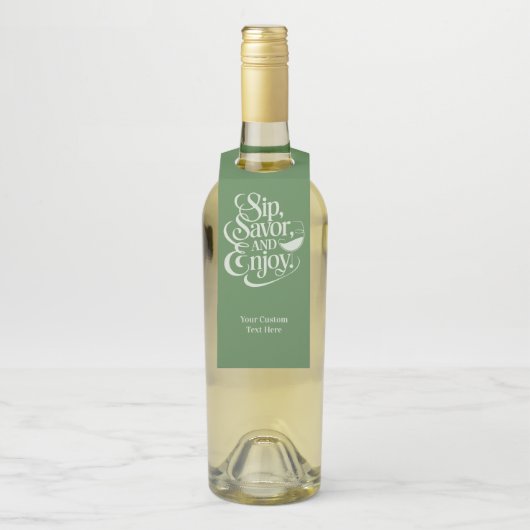 名前をカスタムする/文字sip、サバー楽しむ、 ボトルネックタグ (ボトル)