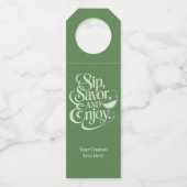 名前をカスタムする/文字sip、サバー楽しむ、 ボトルネックタグ (裏面)