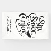 名前をカスタムする/文字sip、サバー楽しむ、 横断幕 (横)