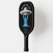 名前をカスタムする&文字UFO宇宙船 ピックルボールラケット (左)