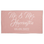 名前をカスタムする、日付および色の枕カバー 枕カバー (正面左)