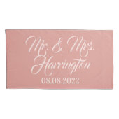 名前をカスタムする、日付および色の枕カバー 枕カバー (裏面-右)